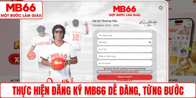 Thực hiện đăng ký MB66 dễ dàng, từng bước