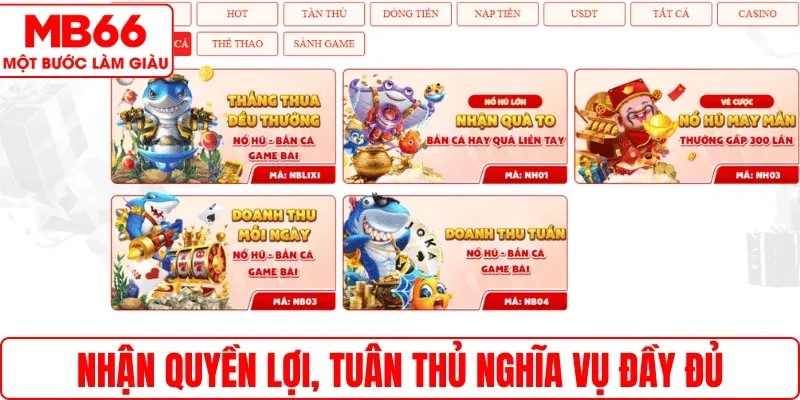 Người chơi nhận quyền lợi, tuân thủ nghĩa vụ đầy đủ