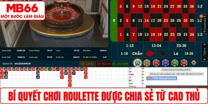 Bí quyết chơi Roulette được chia sẻ từ cao thủ